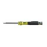 Klein Tools 32614 Screwdriver Set, 4-in-1 Precision Electronics Screwdriver, Professional Bits: Phillips #00, 0, Slotted 1/8-, 3/32-Inch