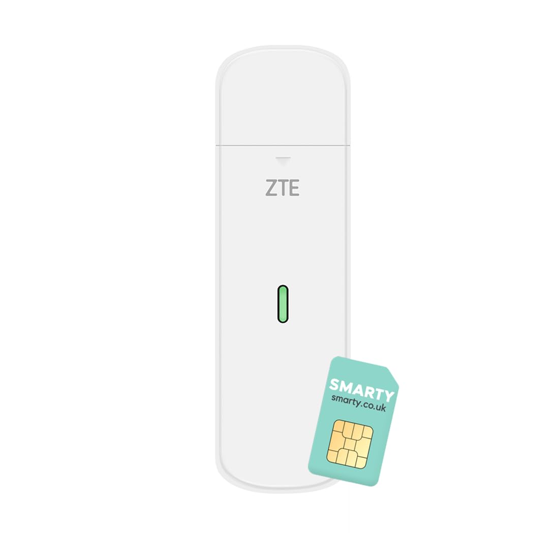 ZTE MF833 4G LTE USB WiFi Dongle Unlocked – Mobile Broadband Adapter with SIM Slot, Plug & Play Internet for Travel, Home & Business, Multi-Band, 2-Year Warranty