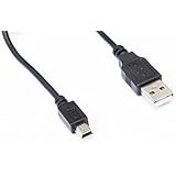 OMNIHIL Universal (5FT) 2.0 High Speed USB Type A to Mini USB Cable 28AWG Max Power (Compatible with Many Models)