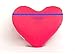 Red Fox Trading Company Heart Shaped Micro Bead Squishy Pillow -Pink