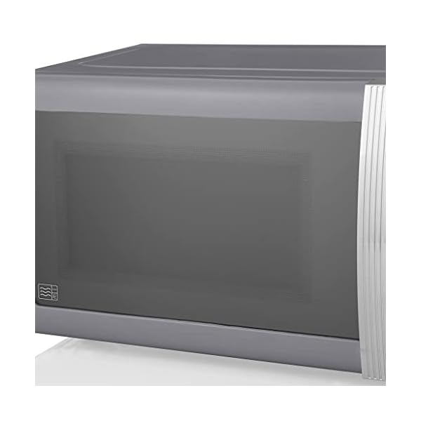 Swan Retro Digital Microwave Grey, 20 L, 800 W, 6 Power Levels Including Defrost Setting, SM22030GRN