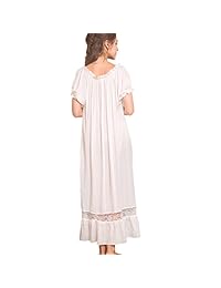 Vestido de noche para dama, de manga corta, estilo vintage, estilo victoriano