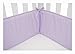 American Baby Company Cotton Percale Crib Bumper, Lavender