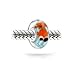 Nautical Blue Fish Bowl Murano Glass 925 Sterling Silver Spacer Bead Fits European Charm Bracelet For Women For Teen