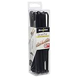 Nite Ize Original Gear Tie, Reusable Rubber Twist Tie, 12-Inch, Black, 12 Count Pro Pack, Made in the USA