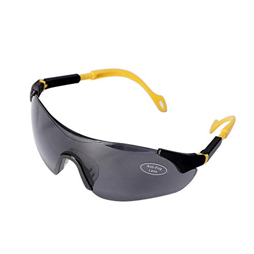 Easyinsmile Anti Fog Safety Glasses Goggle Medical Protective Eyewear Optical Lenses (Black UV Defend)