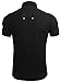 Neleus Men's Short Sleeve Denim Shirt Metal Button Down