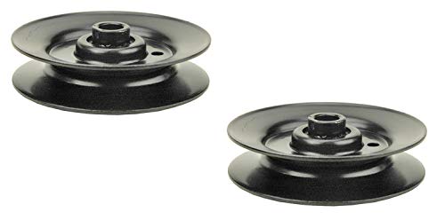 2 PK, V-Idler Pulleys - Compatible with: MTD, Cub Cadet, Troy Bilt Pulley 756-04325