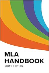 MLA Handbook book cover