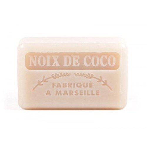 125g Savon De Marseille Soap - Coconut (noix de coco) by Foufour