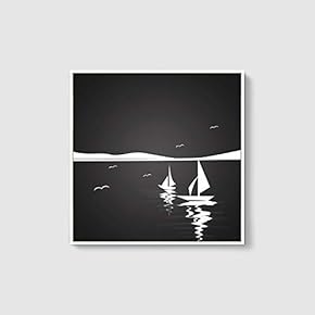 Framed Canvas Wall Art for Living Room, Bedroom Abstract Trees Canvas Prints for Home Decoration Ready to Hang - 16x16 inches