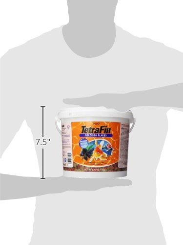 TetraFin Balanced Diet Goldfish Flake Food, 2.2-Pound