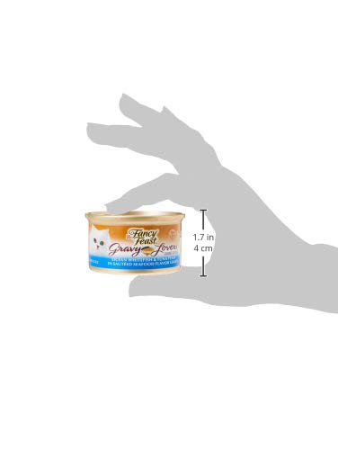 FANCY FEAST GRAVY LOVERS OCEAN WHITEFISH & TUNA FEAST GOURMET CAT FOOD