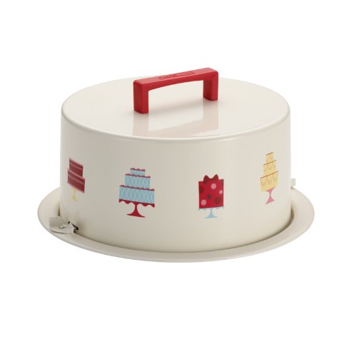 Click Here to See More Images Cake Boss Serveware Metal Cake Carrier,