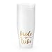 xo, Fetti Bachelorette Party Decorations Bride Tribe Reusable Cups - 16 Frost Flex Cups | Gold Bridal Shower Gift, Bridesmaid Favors