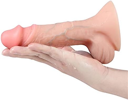 ENYI 7 Inch PVC Double Density Šhãft, D'id'l`o Female Women Suction Cup for Ladys,M-ásságer Realistic Wand, Waterproof Hands Free Play for Couples Pleasure