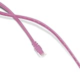 GearIt 50 Feet Cat 6 Ethernet Cable Cat6 Snagless Patch - Computer LAN Network Cord, Pink [Lifetime Warranty]