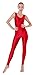 Kepblom Womens One Piece Jumpsuit Sleeveless Rompers Tank Top Unitard Tummy Control Spandex Bodysuit for Yoga, Workout…
