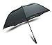 TheFitLife Black Golf Umbrella 62-inch Large Windproof Auto Open Durable and Strong Enough for the Fierce Wind and Heavy Rain Double Canopy 8 Ribs Sturdy Portable