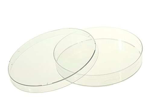 Nest Scientific 753001 Polystyrene Petri Dish, Semi-Stackable, Sterile, 100 mm x 15 mm, 20 per Bag, 500 per Case (Pack of 500)