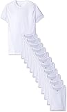 Hanes Men's 12-Pack Crew T-Shirt, White, X-Large