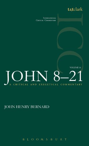 The International Critical Commentary/Gospel According To St. John Volume 2