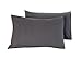 Colourful Snail 100-Percent Natural Washed Cotton Duvet Cover Set, Ultra Soft and Easy Care, Fade Resistant, King, Dark Grey (Comforter Not Included)