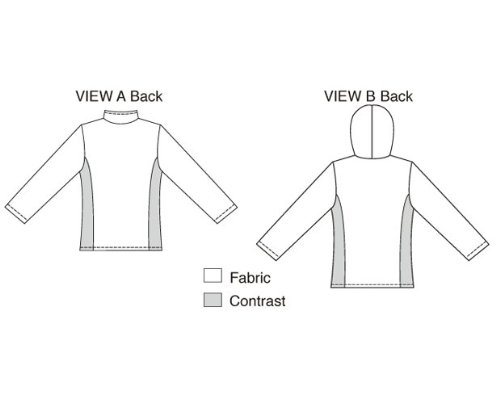 Kwik Sew K3297 Jackets Sewing Pattern, Size XS-S-M-L-XL