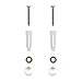 MODONA Four Pronged Robe & Towel Hook - Polished Chrome