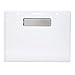 Amazon Basics Horizontal Magnetic Badge Holder - Pack of 20, Clear, White