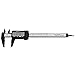 Digital Caliper Electronic 150mm 6 inch LCD Carbon Fiber Vernier Gauge Micrometer Measuring Tool