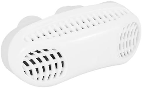 Gycoo - Anti Snoring Solution Air Purifier Filter Snore Stopper Chin Strap Nose Vent Solution for Comfortable Sleep (White)
