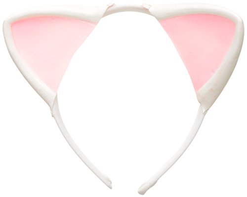 Leg Avenue Women's Kitty Headband Costume Accessory, White, One Size