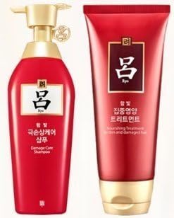 Ryoe Korean Herbal Anti Hairloss Damaged Hair Shampoo 400ml + Treatment 180ml by Ryoe