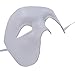 Outgeek Half Face Men's Phantom of The Opera Masquerade Venetian Mardi Gras Mask for Valentine's Day Carnival Halloween Festival Party