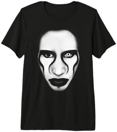 Amazon.com: Marilyn Manson Face and Flag T-Shirt, Men's Big and