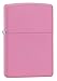 Plain Pink Matte Zippo Lighterthumb 1