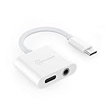 USB C to 3.5mm Headphone Charge Adapter Compatible for Pixel 2/2XL/3/3XL, iPad Pro 2018, HTC, Essential Phone and More