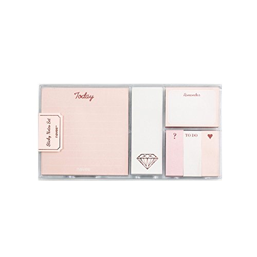 Multibey rose gold sticky note set