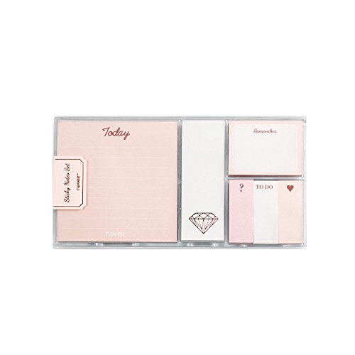 MultiBey Rose gold Sticky Note Set