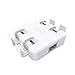 Mini USB Quick travel Charger Power 4-Port Fast Charger Desktop Charger Charging Station with Quick Charge 3.0 for Galaxy S7/S6/Edge, Note 5 and iSmart for iPhone 7/6s/Plus, iPad, LG, Nexus 6, HTC