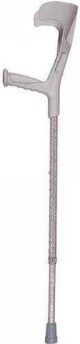 Folding Crutches - Folding Funkrutch Grey - Colourful Forearm Crutches Grey - Crutches for Fun with Non Slip Crutch Tips by Funkrutch