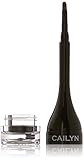 Cailyn Gel Eyeliner in Black with Built-In Brush, Smudge Free