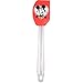 Disney Mickey Mouse Silicone Spatula - Cute Ear Design with Stripes and Clear Handle - 11 in