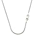 Sterling Silver 1.5mm Diamond-Cut Rope Nickel Free Chain Necklace Italy, 20