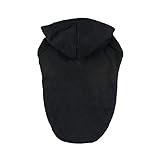 LesyPet Big Dog Hoodies Sports Clothes, 5XL, Black