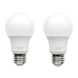 Ikea 703.216.63 Ryet LED Bulbs, E26 A19 2700K Warm Soft White, 600 lm., 7.5W (Pack of 2)