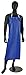 San Jamar 614DVA-BL Vinyl Dishwashing Apron with Heavy-Duty Braided Ties, 43