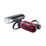 Cateye EL-135 and TL-LD130R Bicycle Headlight and Tail Light Combination