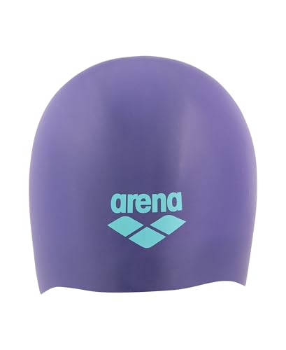 Arena Unisex Long Hair Silicone Swim Cap Comfortable Extra Soft High Elasticity Bathing Cap for Women and Men Everyday Use and Training, Future Dusk/Water
